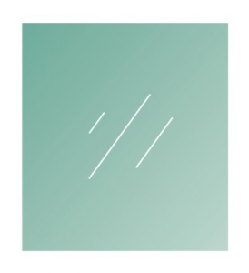 Klart sikkerhetsglass, høyde 820 mm