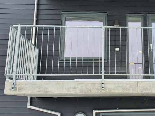 firkant sidemontert varmgall